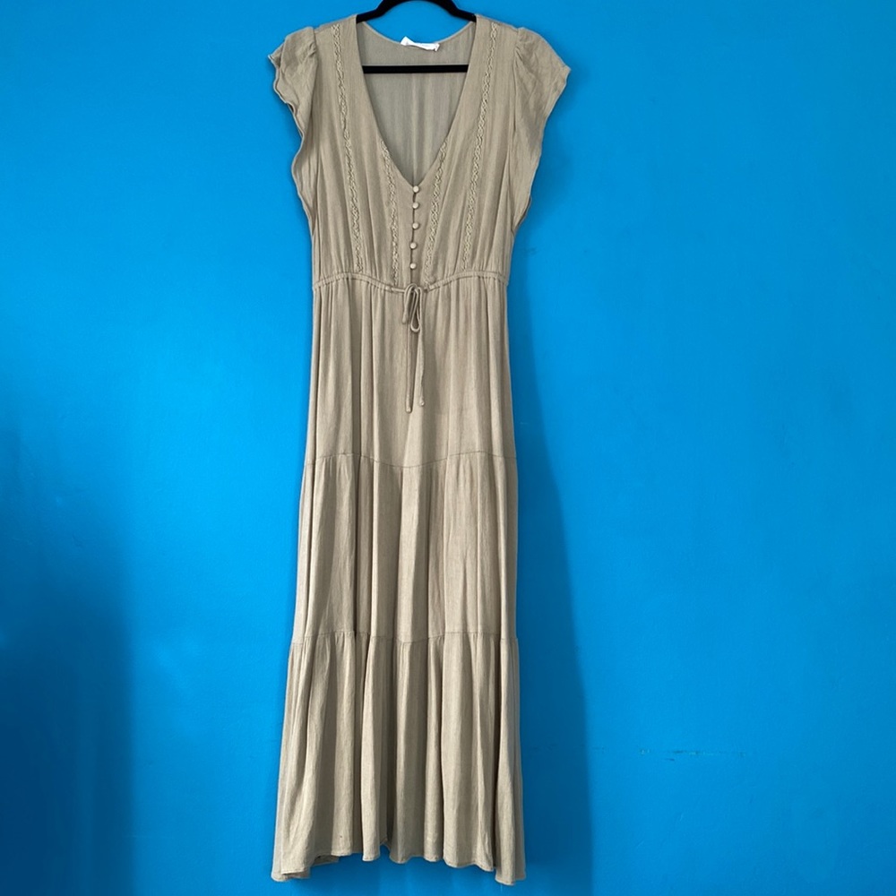All in Favor Sage Green Dress